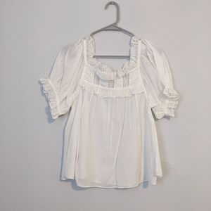 Doen Frances top bright white small